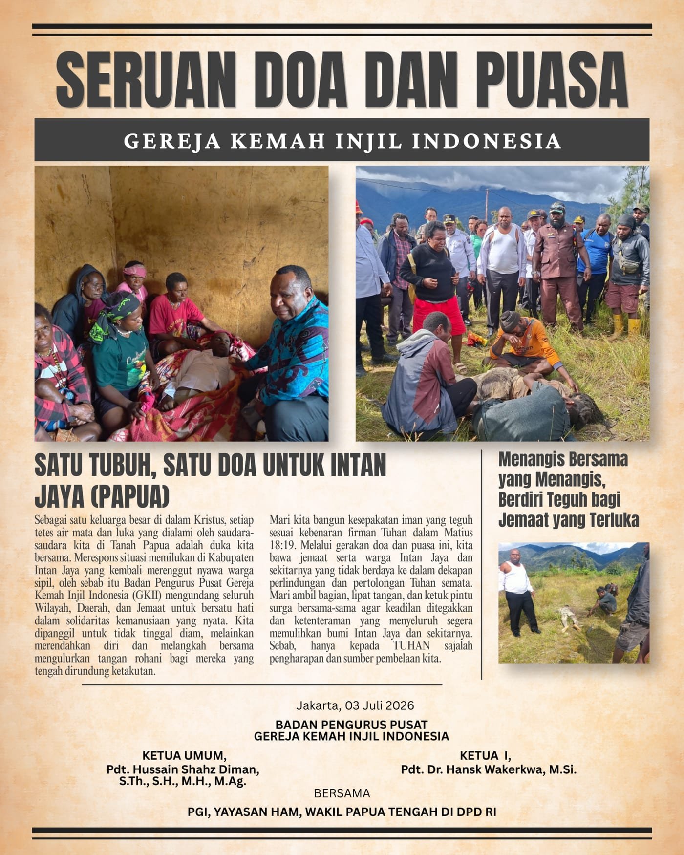 Papua, kami bersamamu